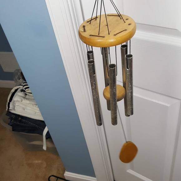 Vintage Wood and metal wind chimes - Picture 5 of 8